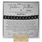 Future Father in Law (From Bride) Classic Cuban Bracelet - Love You This Much