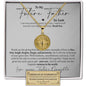 Future Father In Law (From Bride) Compass Necklace - Love You This Much
