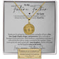 Future Father In Law (From Groom) Compass Necklace - Love You This Much