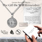 Future Father In Law (From Groom) Compass Necklace - Love You This Much