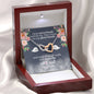Ghost Friends Interlocking Hearts Necklace - Love You This Much