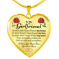 Girlfriend Roses Heart Necklace - Love You This Much