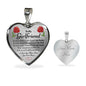 Girlfriend Roses Heart Necklace - Love You This Much