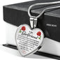 Girlfriend Roses Heart Necklace - Love You This Much