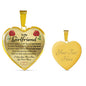 Girlfriend Roses Heart Necklace - Love You This Much