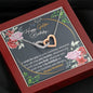 Golden Birthday Interlocking Hearts Necklace - Love You This Much