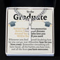 Graduate Cross Cuban Necklace - Love You This Much