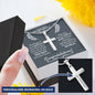 Granddaughter Baptism Normal Cross Necklace (Engraved) - Love You This Much