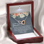 Granddaughter Chapters Interlocking Hearts Necklace - Love You This Much