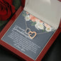 Granddaughter Chapters Interlocking Hearts Necklace - Love You This Much