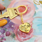 Granddaughter (Love Grandma) Heart Keychain - Love You This Much