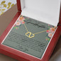 Granddaughter Solid Gold Necklace - Love You This Much