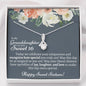 Granddaughter Sweet 16 Alluring Beauty Necklace - Love You This Much
