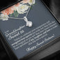 Granddaughter Sweet 16 Alluring Beauty Necklace - Love You This Much