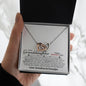 Granddaughter Valentines (Grandparents) Interlocking Hearts Necklace - Love You This Much