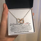 Granddaughter Valentines (Grandparents) Interlocking Hearts Necklace - Love You This Much