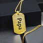 Grandkids Dog Tag Necklace™ - Love You This Much