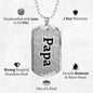 Grandkids Dog Tag Necklace™ - Love You This Much