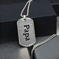 Grandkids Dog Tag Necklace™ - Love You This Much
