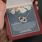 Grandma (Baby Shower) Interlocking Hearts Necklace - Love You This Much