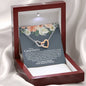 Grandma (Baby Shower) Interlocking Hearts Necklace - Love You This Much