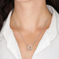 Grandma (Baby Shower) Interlocking Hearts Necklace - Love You This Much