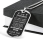 Grandson (Always Remember) Dog Tag Necklace - Love You This Much