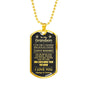 Grandson (Always Remember) Dog Tag Necklace - Love You This Much