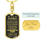 Grandson 'Always Remember' Keychain - Love You This Much
