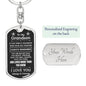 Grandson 'Always Remember' Keychain - Love You This Much