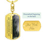 Grandson (Grandparents) Keychain - Love You This Much