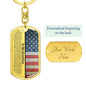 Grandson Keychain - Love You This Much