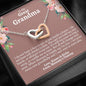 Great Grandma To Be Interlocking Hearts Necklace - Love You This Much