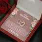 Great Grandma To Be Interlocking Hearts Necklace - Love You This Much