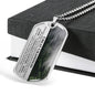 Great Grandson Cherished Chapters Dog Tag Necklace - Love You This Much
