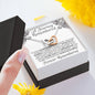 Grieving Wife A Journey Remembered Interlocking Hearts Necklace - Love You This Much