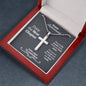 Happy Retirement Ball Chain Cross Necklace - Love You This Much