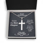 Happy Retirement Ball Chain Cross Necklace - Love You This Much