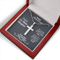 Happy Retirement Ball Chain Cross Necklace - Love You This Much