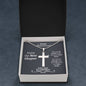Happy Retirement Ball Chain Cross Necklace - Love You This Much