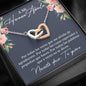 Hermosa Abuela Interlocking Hearts Necklace - Love You This Much