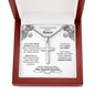 In Memory of Your Sister Cross Necklace - Love You This Much