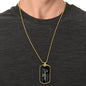 Last Name Military Dog Tag Necklace - Love You This Much