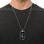 Last Name Police Dog Tag Necklace - Love You This Much