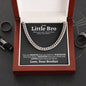 Little Bro (From Brother) Cuban Link Chain Necklace - Love You This Much