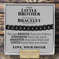 Little Brother Classic Cuban Bracelet - Love You This Much