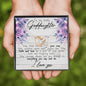 Lovely Goddaughter Interlocking Hearts Necklace - Love You This Much