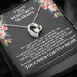 Memory of Husband (Mahogany) Forever Love Necklace - Love You This Much