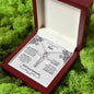 Memory of Son Diamond Cross Necklace - Love You This Much