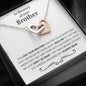 Memory of Your Brother Interlocking Hearts Necklace - Love You This Much